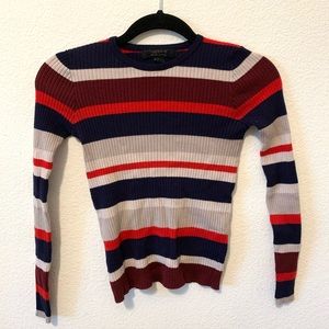 Long sleeve striped shirt